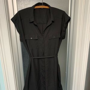 Express Button Down Shirt Dress M